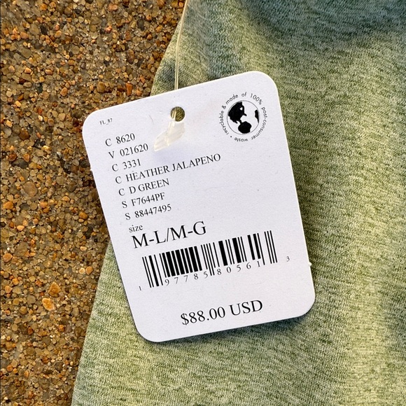 FP Movement Ladies M/L Heather Jalapeño Green Stretch Leggings - Picture 7 of 14